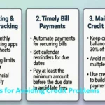 Name at Least Three Strategies for Avoiding Credit Problems