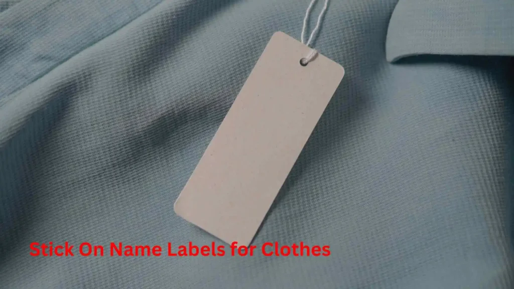 Stick On Name Labels for Clothes