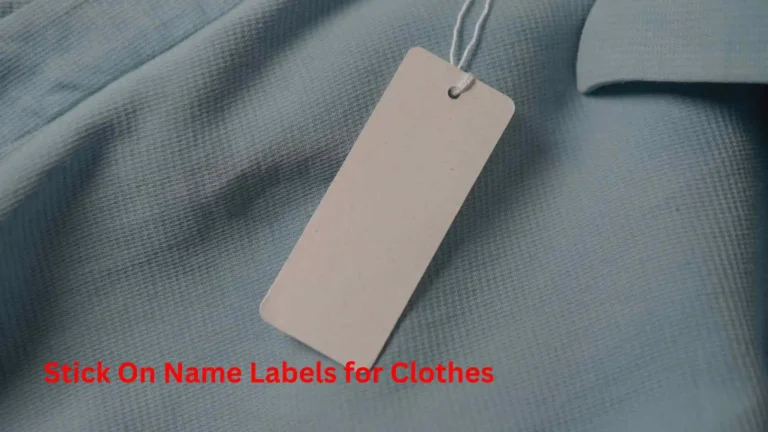 Stick On Name Labels for Clothes