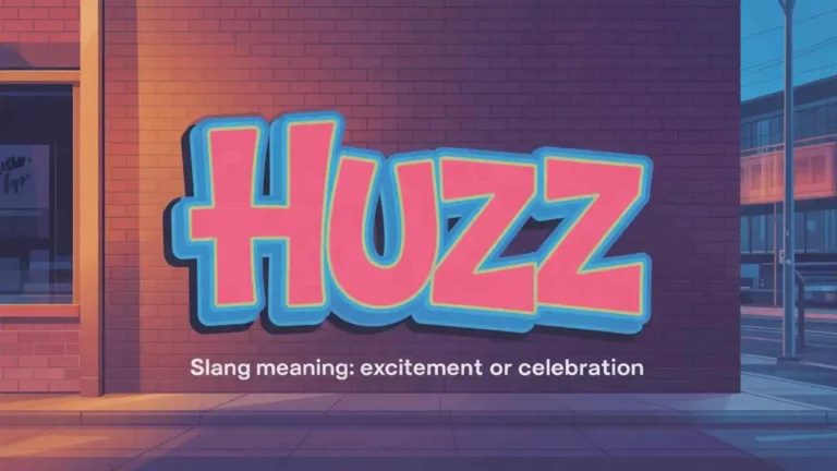what does huzz mean in slang