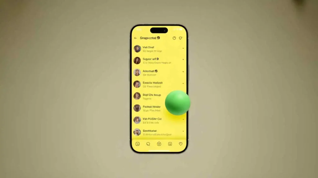 what does the green dot on snap mean