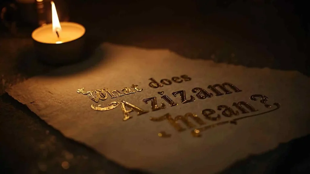 what does azizam mean