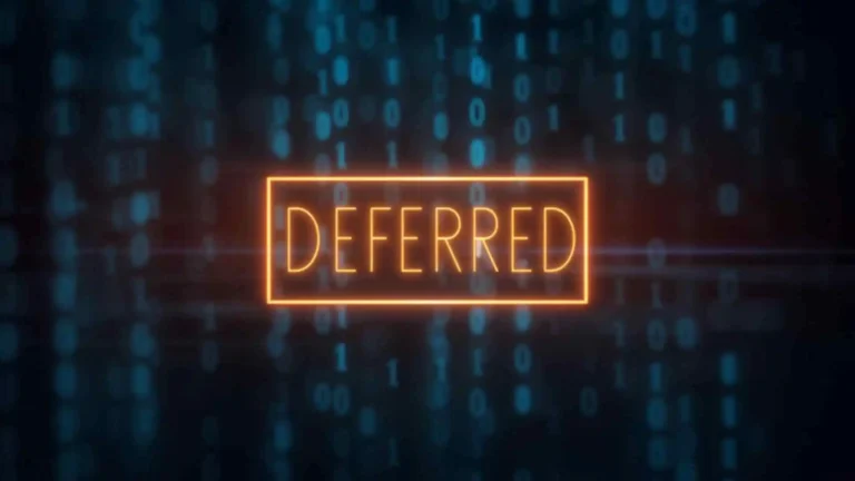 what does deferred mean