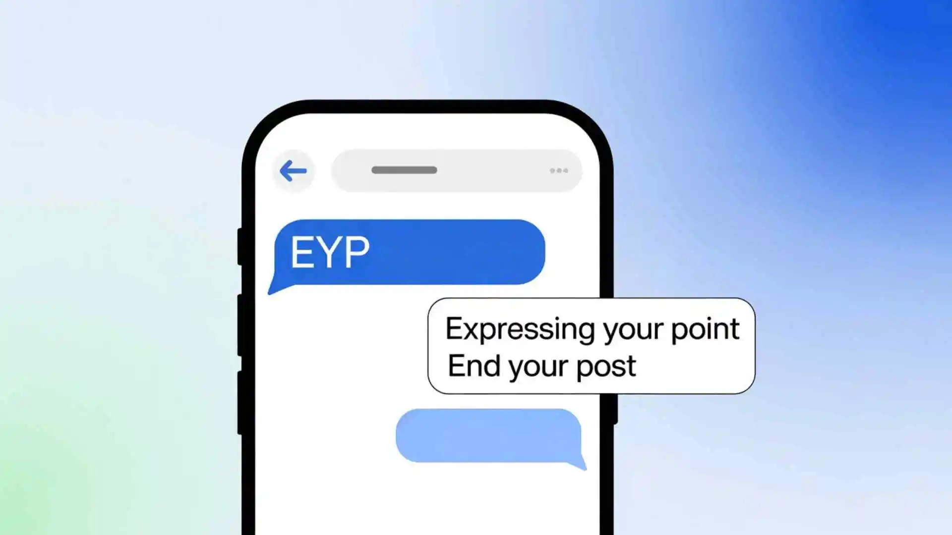 what does eyp mean in text