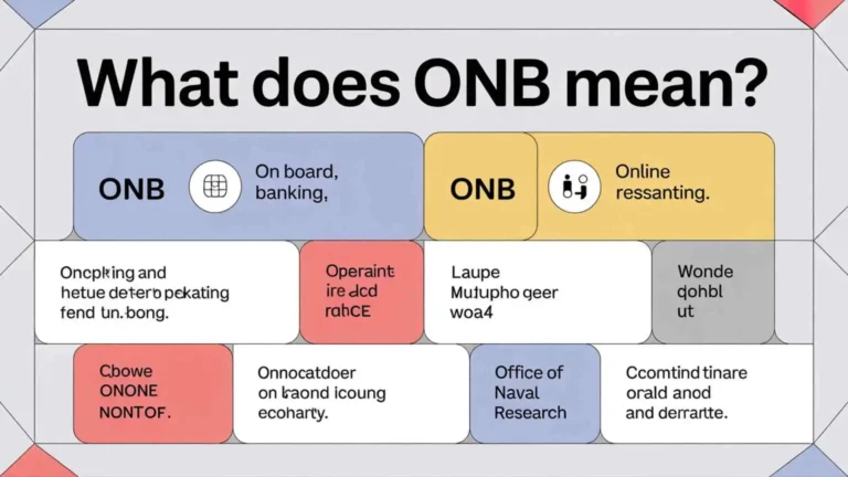 what does onb mean