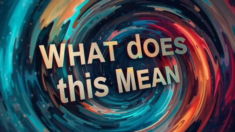 what does this mean